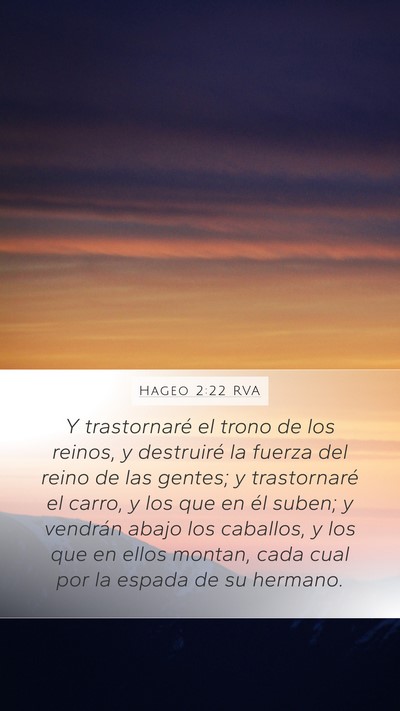 Hageo 2:22 RVA Bible Verse Image