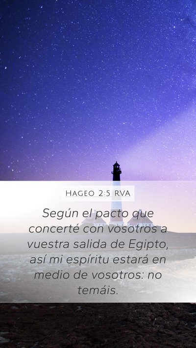 Hageo 2:5 RVA Bible Verse Image