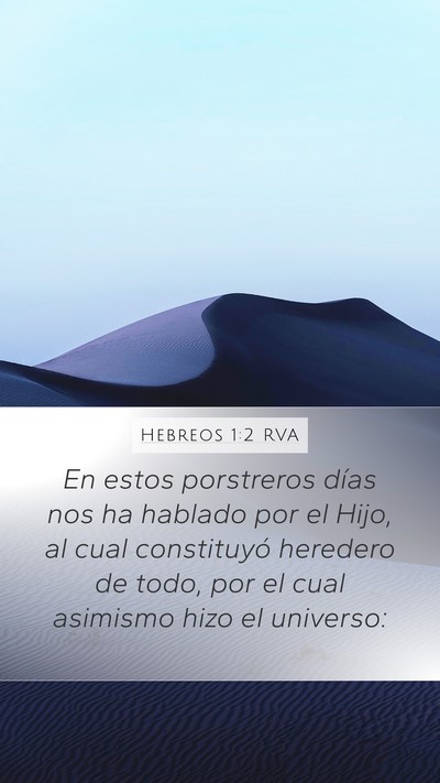 Hebreos 1:2 RVA Bible Verse Image