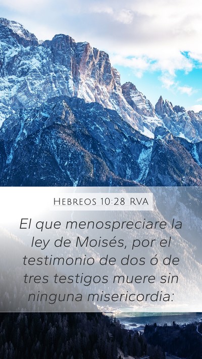 Hebreos 10:28 RVA Bible Verse Image