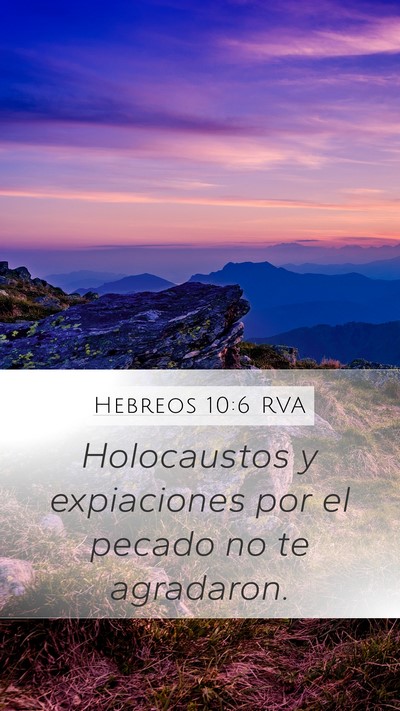 Hebreos 10:6 RVA Bible Verse Image
