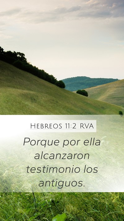 Hebreos 11:2 RVA Bible Verse Image