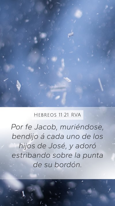 Hebreos 11:21 RVA Bible Verse Image
