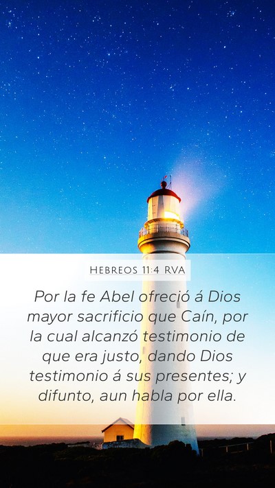 Hebreos 11:4 RVA Bible Verse Image