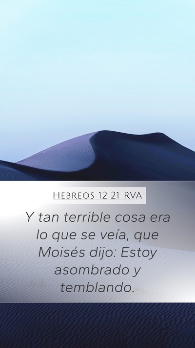 Hebreos 12:21 RVA Bible Verse Image
