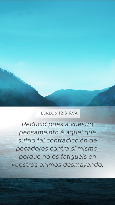 Hebreos 12:3 RVA Bible Verse Image