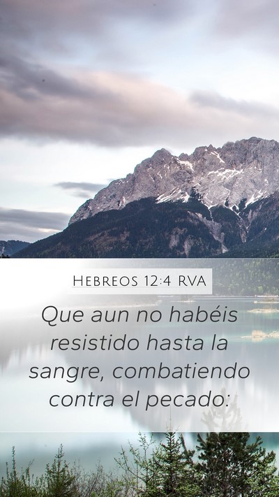 Hebreos 12:4 RVA Bible Verse Image