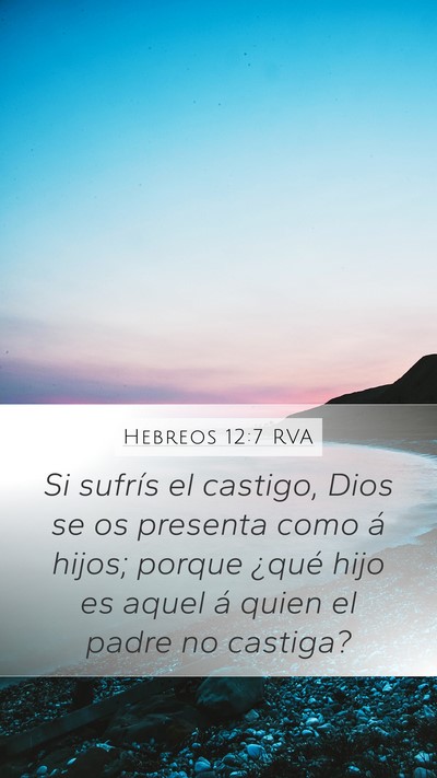Hebreos 12:7 RVA Bible Verse Image