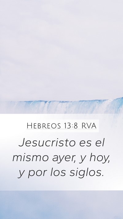 Hebreos 13:8 RVA Bible Verse Image