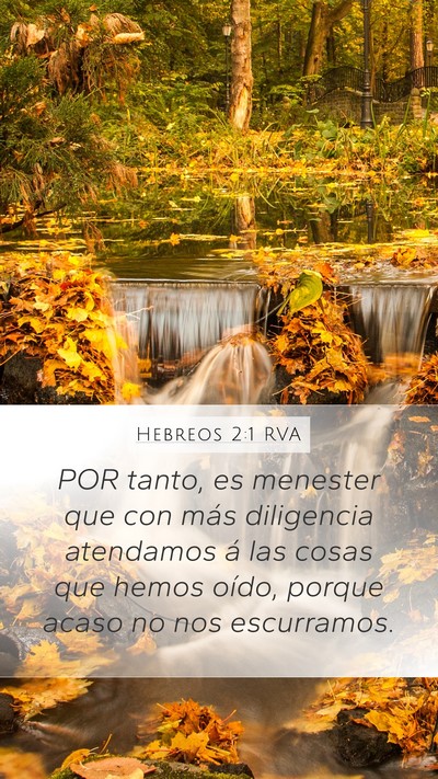 Hebreos 2:1 RVA Bible Verse Image