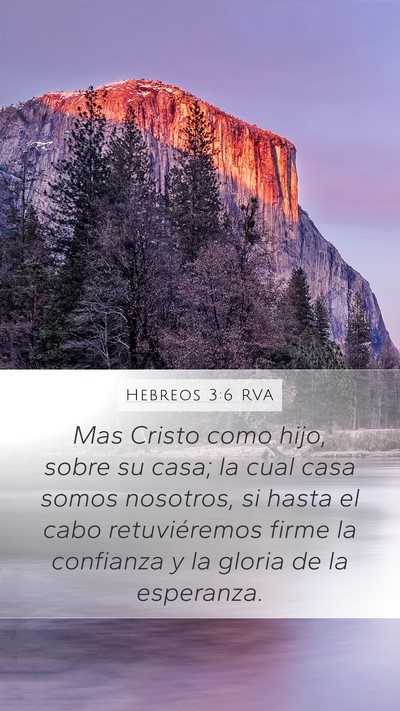 Hebreos 3:6 RVA Bible Verse Image