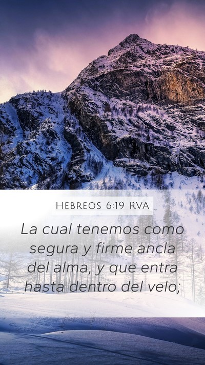 Hebreos 6:19 RVA Bible Verse Image