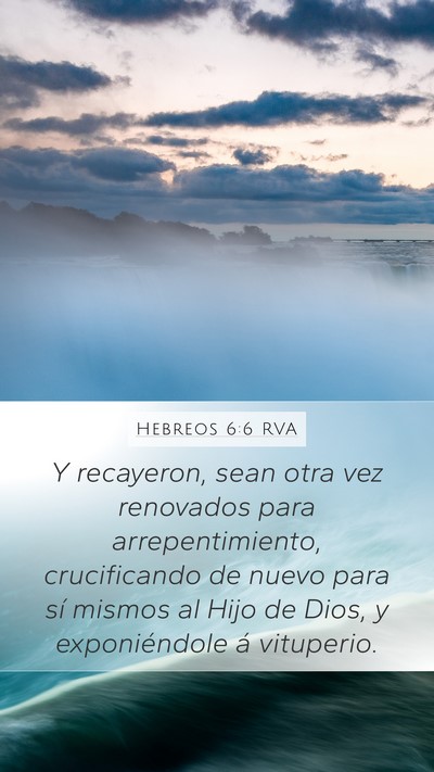 Hebreos 6:6 RVA Bible Verse Image