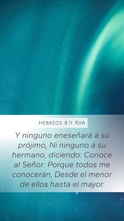 Hebreos 8:11 RVA Bible Verse Image