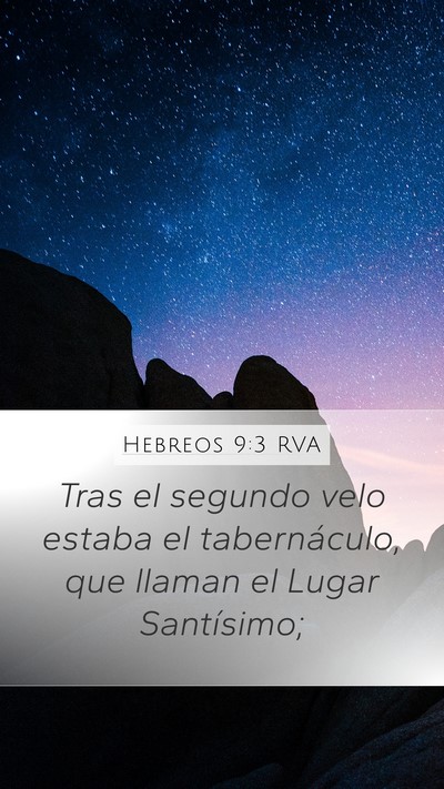 Hebreos 9:3 RVA Bible Verse Image