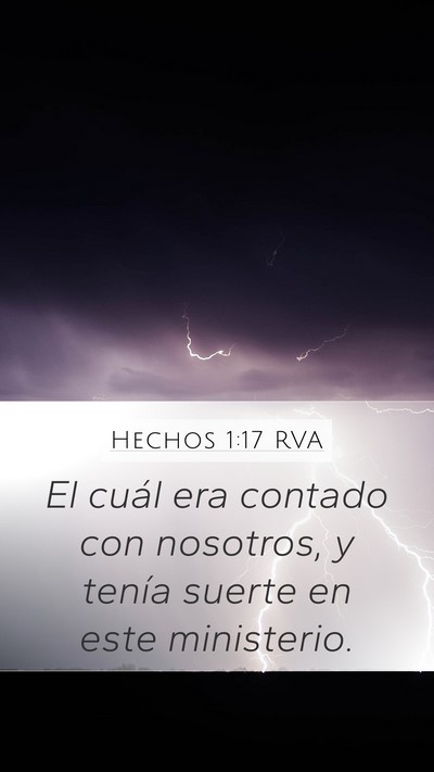 Hechos 1:17 RVA Bible Verse Image