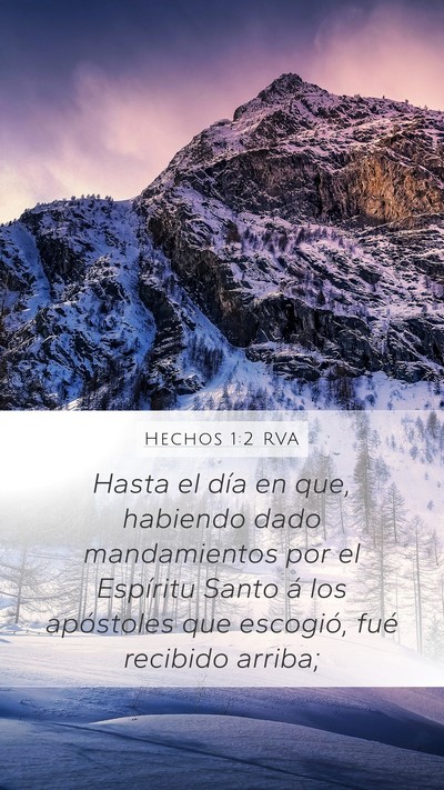 Hechos 1:2 RVA Bible Verse Image