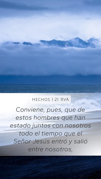 Hechos 1:21 RVA Bible Verse Image