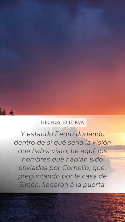 Hechos 10:17 RVA Bible Verse Image
