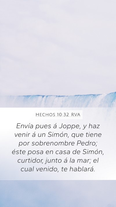 Hechos 10:32 RVA Bible Verse Image