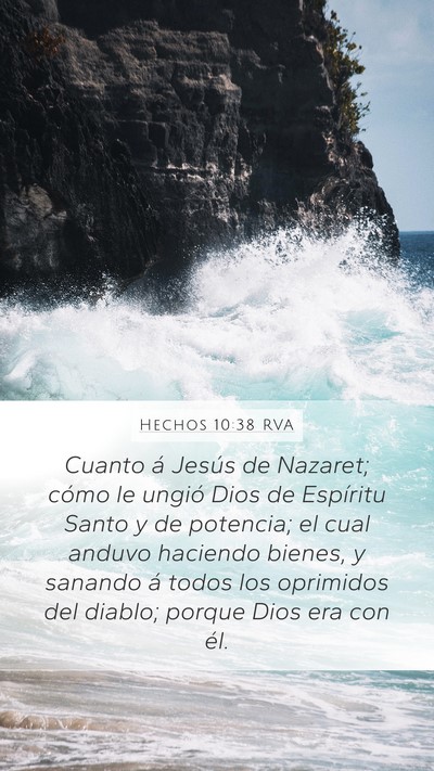 Hechos 10:38 RVA Bible Verse Image