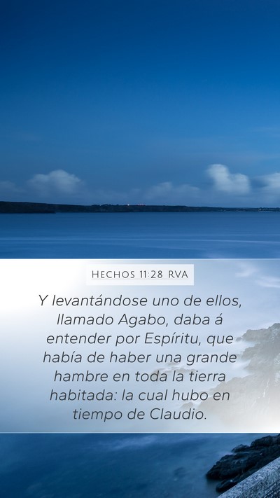Hechos 11:28 RVA Bible Verse Image