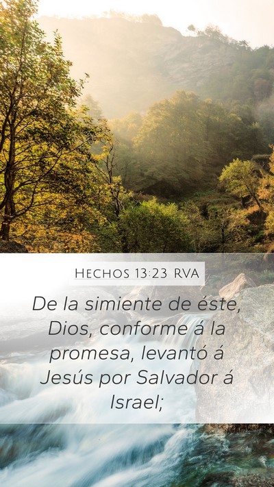 Hechos 13:23 RVA Bible Verse Image