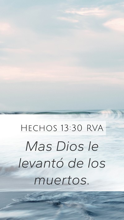 Hechos 13:30 RVA Bible Verse Image