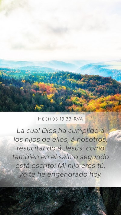 Hechos 13:33 RVA Bible Verse Image