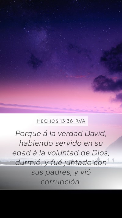 Hechos 13:36 RVA Bible Verse Image