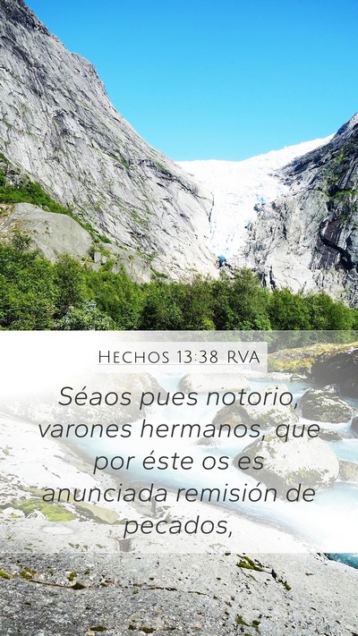 Hechos 13:38 RVA Bible Verse Image
