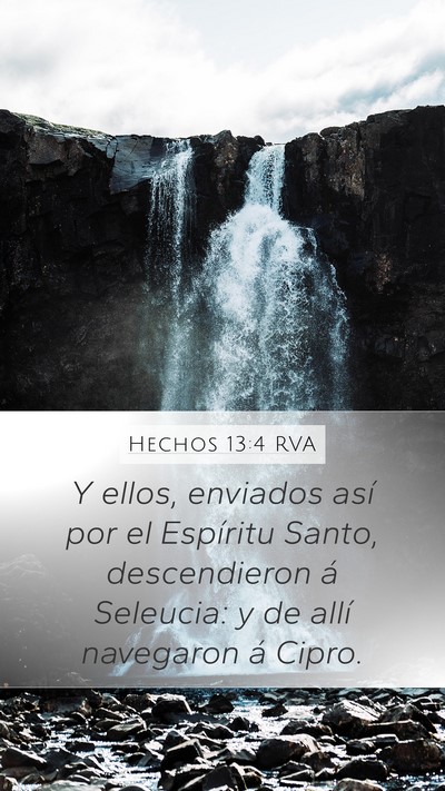 Hechos 13:4 RVA Bible Verse Image