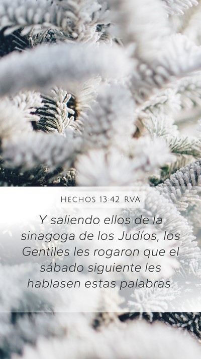 Hechos 13:42 RVA Bible Verse Image