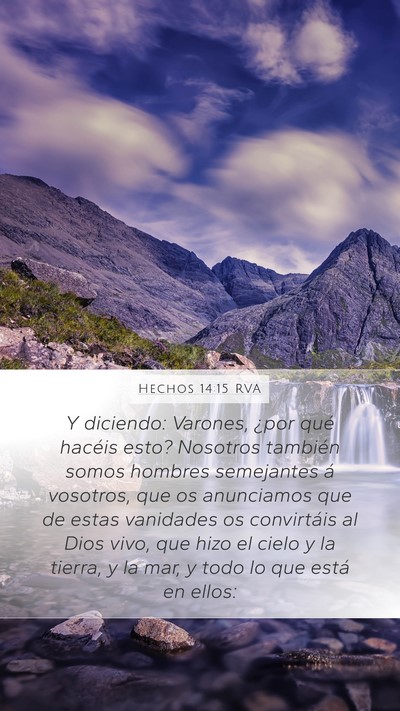 Hechos 14:15 RVA Bible Verse Image