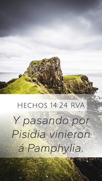 Hechos 14:24 RVA Bible Verse Image
