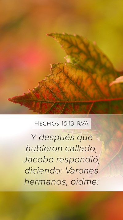Hechos 15:13 RVA Bible Verse Image