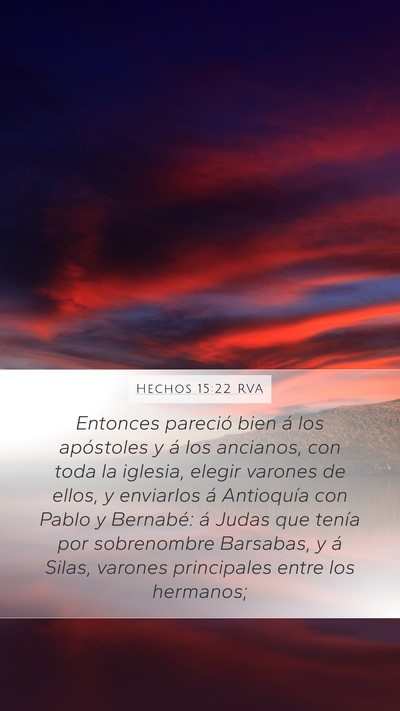 Hechos 15:22 RVA Bible Verse Image
