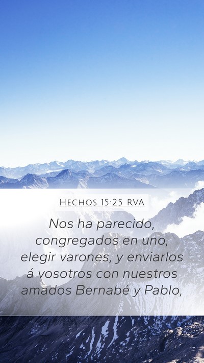 Hechos 15:25 RVA Bible Verse Image