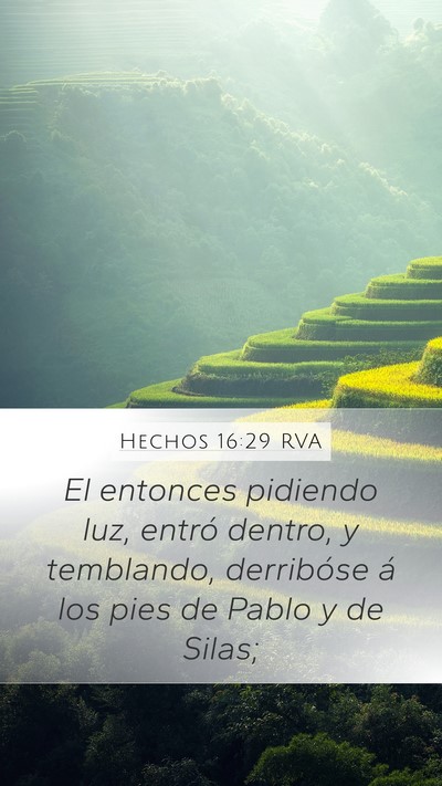 Hechos 16:29 RVA Bible Verse Image