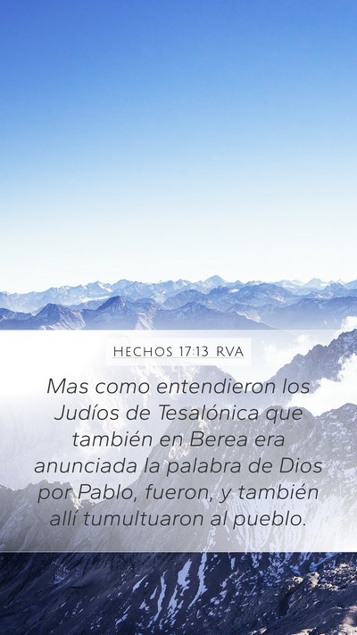 Hechos 17:13 RVA Bible Verse Image