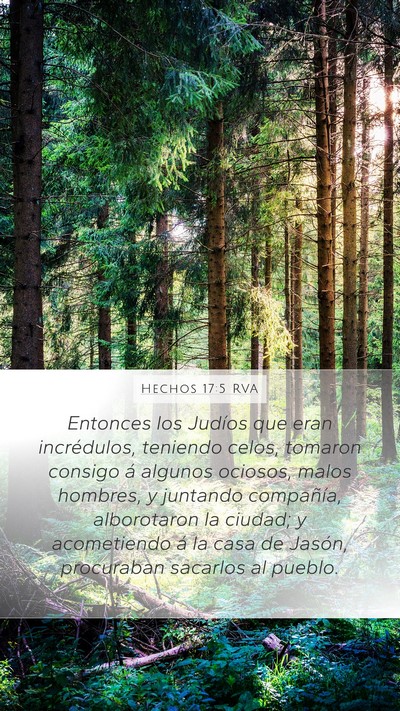 Hechos 17:5 RVA Bible Verse Image