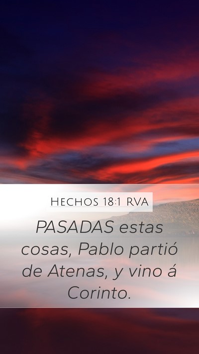 Hechos 18:1 RVA Bible Verse Image