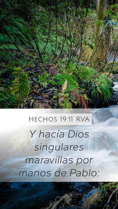 Hechos 19:11 RVA Bible Verse Image