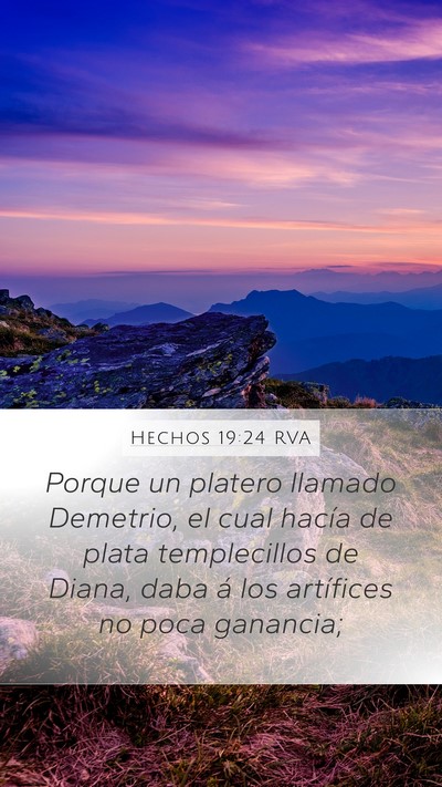 Hechos 19:24 RVA Bible Verse Image