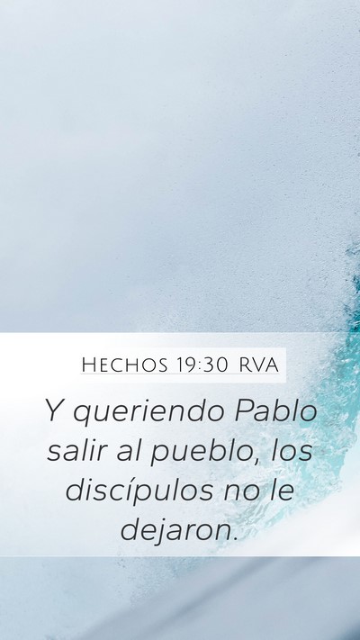 Hechos 19:30 RVA Bible Verse Image