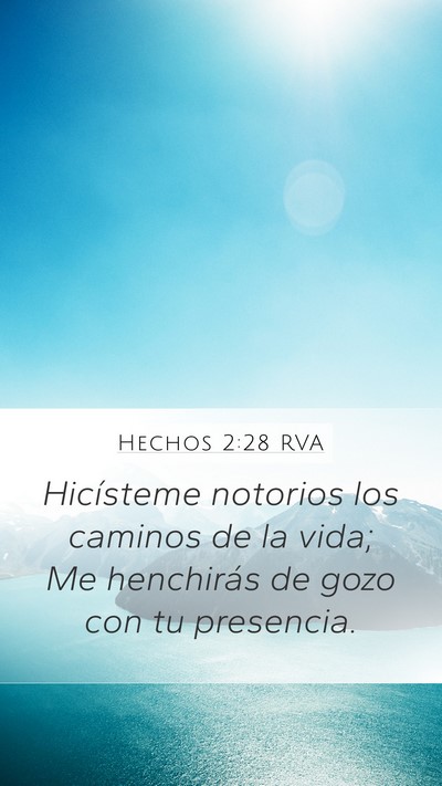 Hechos 2:28 RVA Bible Verse Image