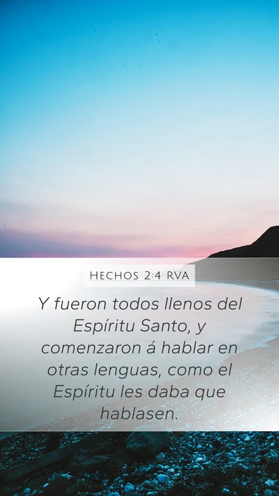 Hechos 2:4 RVA Bible Verse Image