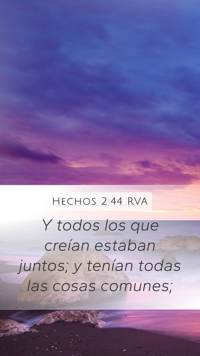 Hechos 2:44 RVA Bible Verse Image