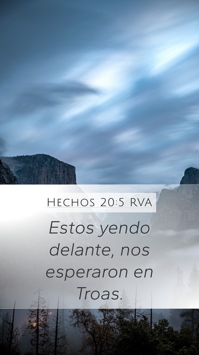 Hechos 20:5 RVA Bible Verse Image