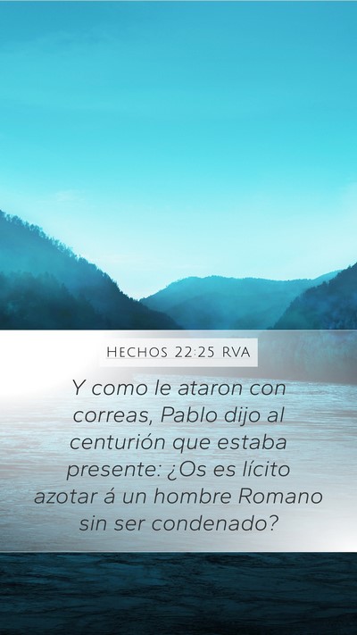 Hechos 22:25 RVA Bible Verse Image